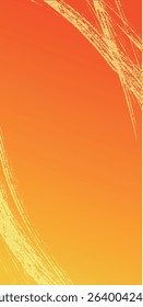 Orange Japanese Pattern Autumn Background