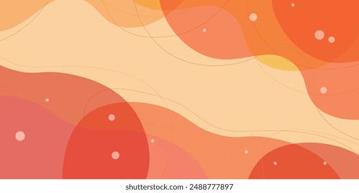 Orange Japanese Pattern Geometry Background