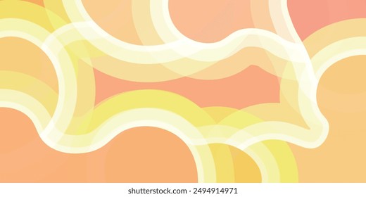 Orange Japanese Pattern Technology Background