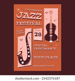 Orange Jazz Festival Event Flyer