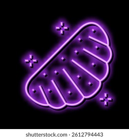 orange jelly candy gummy neon light sign vector. orange jelly candy gummy illustration
