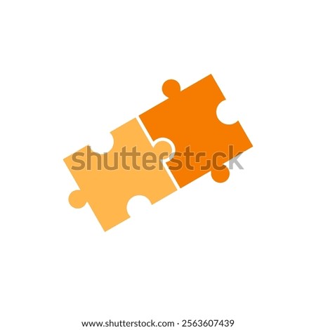 Orange jigsaw pattern. jigsaw line pattern. jigsaw seamless pattern. Decorative elements, clothing, paper wrapping, bathroom tiles, wall tiles, backdrop, background.