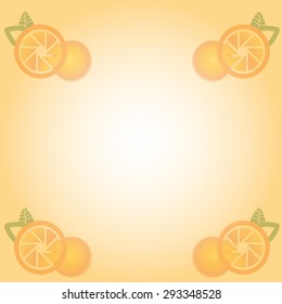 Orange juice background,Vector illustrations