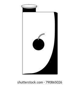 orange juice box icon