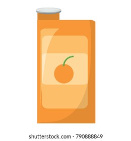 orange juice box icon