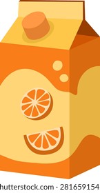 Orange Juice Carton Drink Package