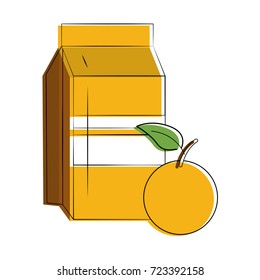 orange juice carton glass fruit image 