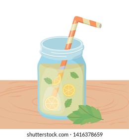 orange juice drink design vector illustration