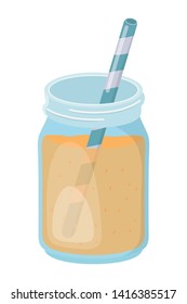 orange juice drink design vector illustration