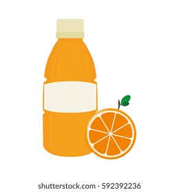 orange juice fruit icon