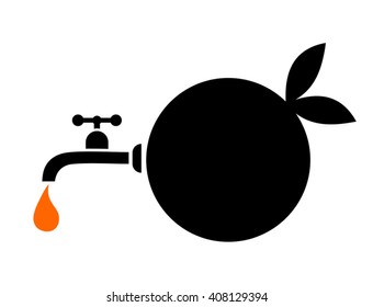 orange juice icon
