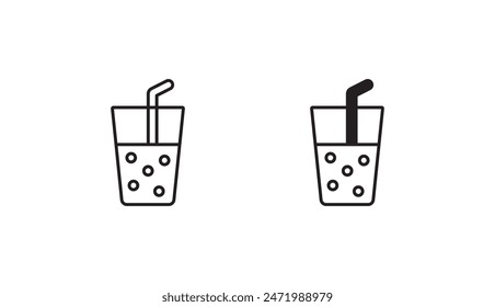 Orange Juice icon design with white background stock illustration