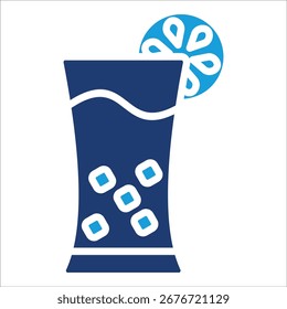 Orangensaft-Icon-Element für Design