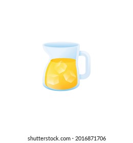 orange juice Icon Isolated On White Background