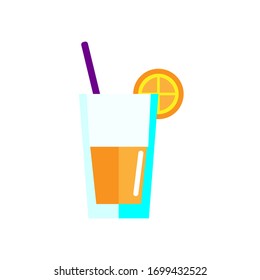 
orange juice icon vector for eps 10