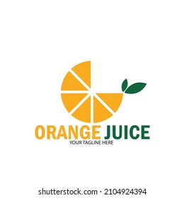 orange juice icon vector illustration template design