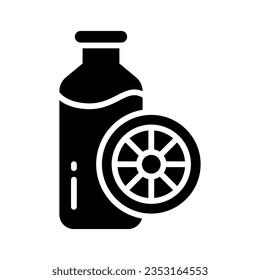 orange juice icon for your website, mobile, presentation, and logo design.