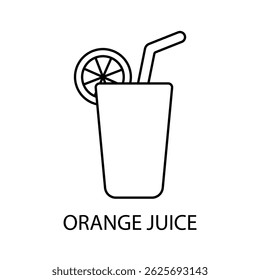orange juice icons  symbol vector elements for infographic web
