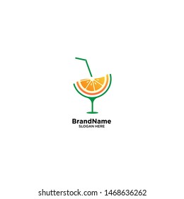 Orange Juice Logo Design Inspiration
