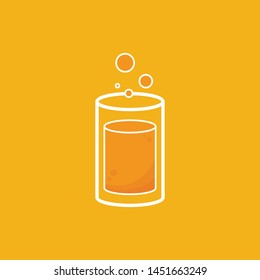 Orange juice logo design. symbol. wallpaper. free space for text.