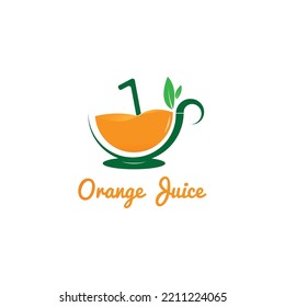 Orange Juice logo design template