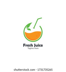 orange juice logo icon vector template design 