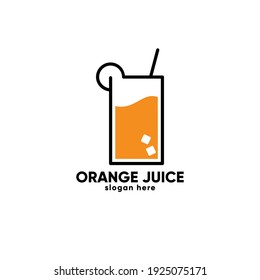 Orange Juice logo premium template for your best food and beverage brand