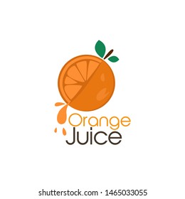 Orange Juice Logo Vector Template