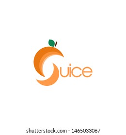 Orange Juice Logo Vector Template