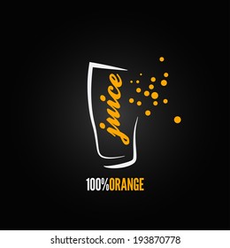 orange juice splash glass design background
