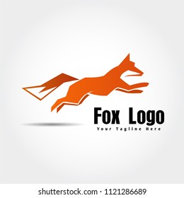 orange jump fox logo