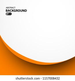 orange layer vector background with space for template design