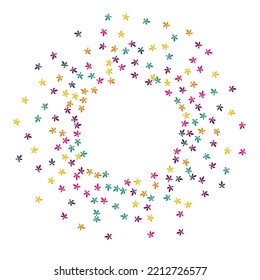 Orange Leaf Vector White Background. Autumn Confetti Botany Design. Autumn Foliage Set. Red Confetti Backdrop.