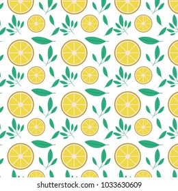 orange with leafs pattern fresh and citrus fruit
