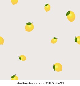 orange lemon fruit illustration pattern background 