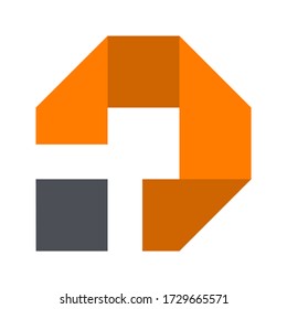 the orange letter d 3d