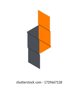 the orange letter d p