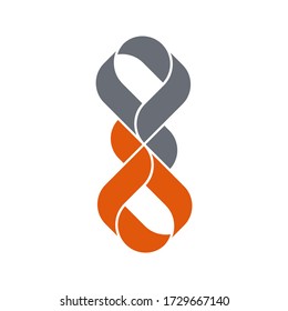 the orange letter d p