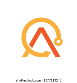 Orange Letter A Redefine