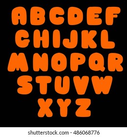 Orange letters