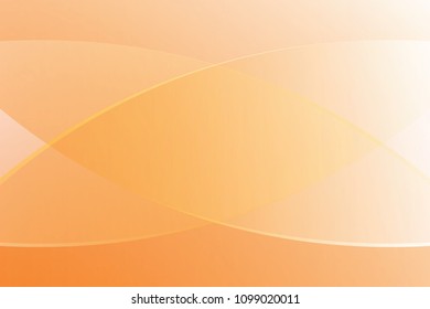 orange light gradient color soft light and line graphic for cosmetics banner advertising luxury modern background (vector)