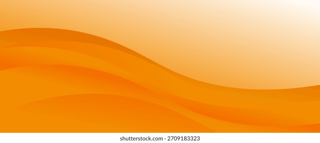 orange line background curve element with white space for text and message design, Modern trendy design in vector EPS 10