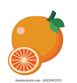 Orange line icon. Citrus, tangerine, juice, fruit, slice, orange color, zest, peel, lemon. Vector icon for business and advertising