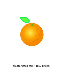 Orange Linear Icon Vector Graphics Colored Icon Editable Stroke Orange Fruit