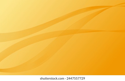 orange lines wave curves with smooth gradient abstract background