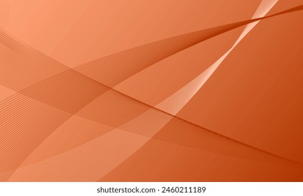 orange lines wave curves with soft gradient abstract background