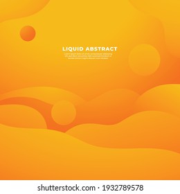 orange liquid abstract for business