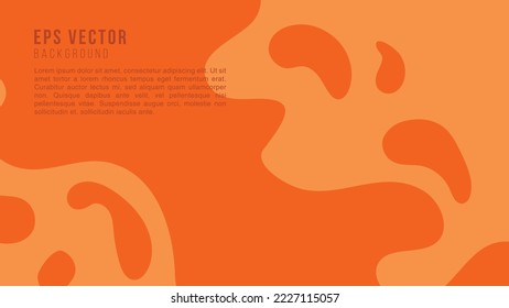 Orange Liquid background EPS Vector Editable