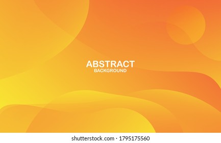 Liquid Color Background Design Yellow Fluid Stock Vector (Royalty Free ...