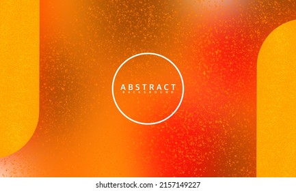 Fondo de color líquido naranja. Composición dinámica de forma, fondo vectorial